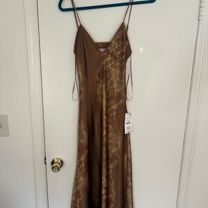 Zara Brown Maxi Dress